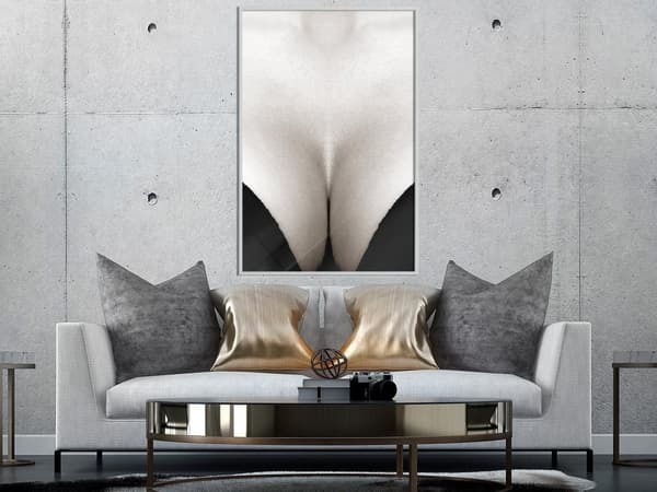Inramad Poster / Tavla - Delicate Skin