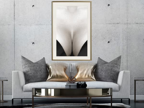 Inramad Poster / Tavla - Delicate Skin