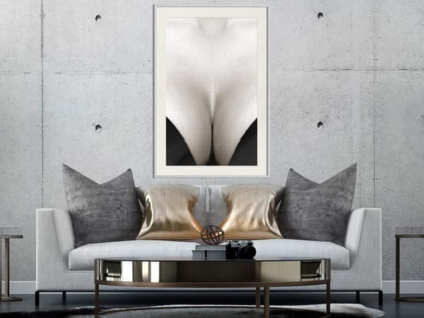 Inramad Poster / Tavla - Delicate Skin