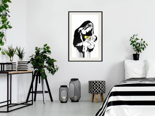 Inramad Poster / Tavla - Banksy: Toxic Mary