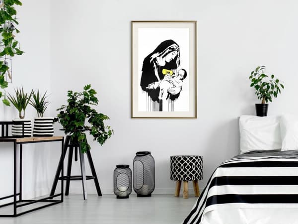 Inramad Poster / Tavla - Banksy: Toxic Mary