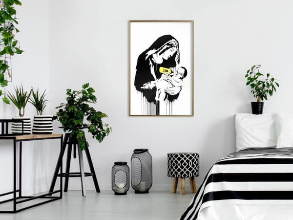 Inramad Poster / Tavla - Banksy: Toxic Mary
