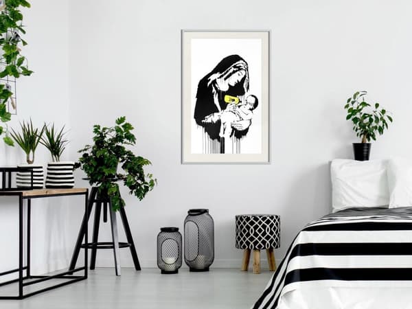 Inramad Poster / Tavla - Banksy: Toxic Mary