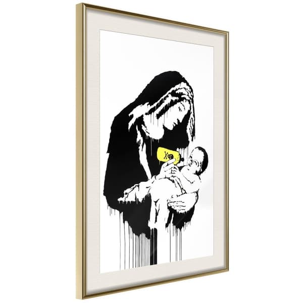 Inramad Poster / Tavla - Banksy: Toxic Mary