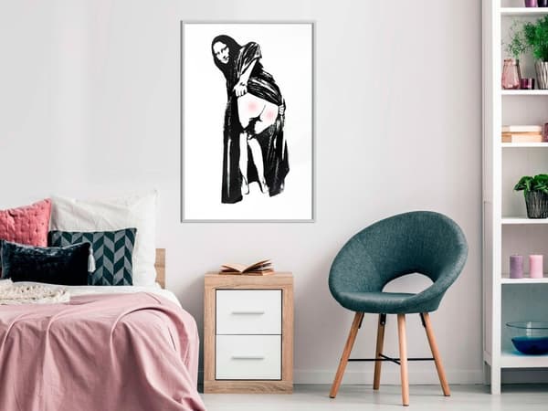 Inramad Poster / Tavla - Moona Lisa