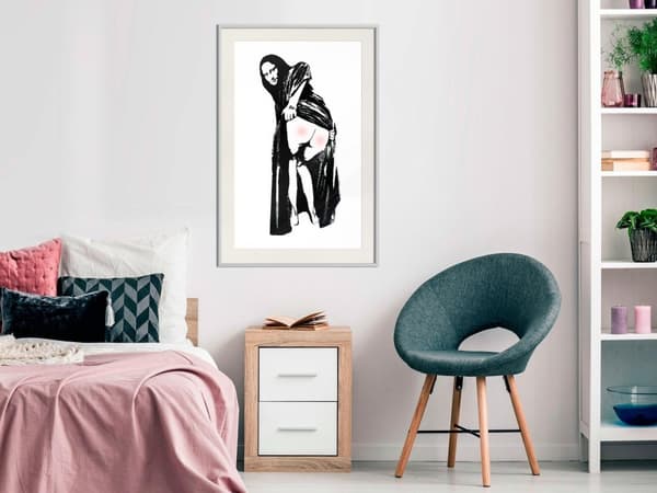 Inramad Poster / Tavla - Moona Lisa
