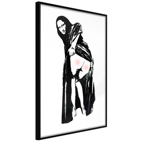 Inramad Poster / Tavla - Moona Lisa
