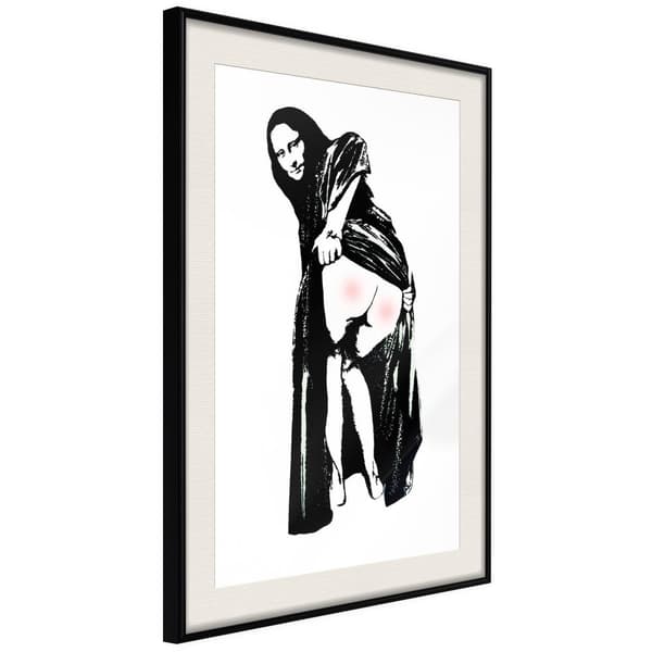 Inramad Poster / Tavla - Moona Lisa