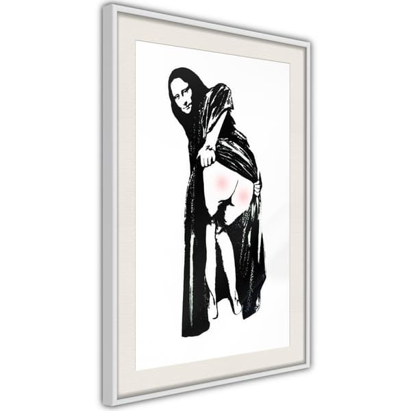 Inramad Poster / Tavla - Moona Lisa