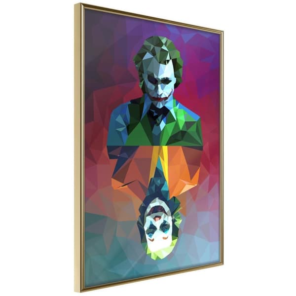 Inramad Poster / Tavla - Two Faces of a Villain