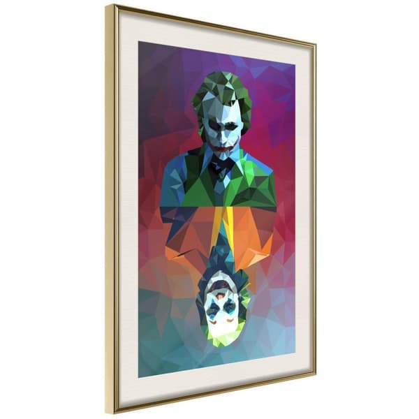 Inramad Poster / Tavla - Two Faces of a Villain