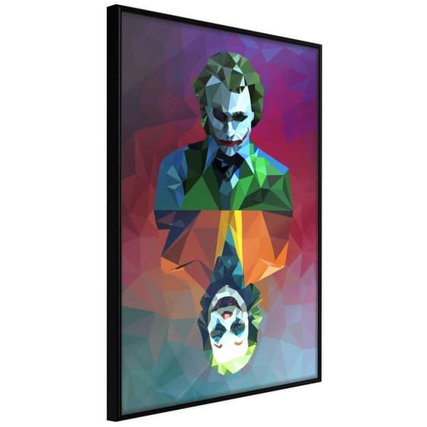 Inramad Poster / Tavla - Two Faces of a Villain