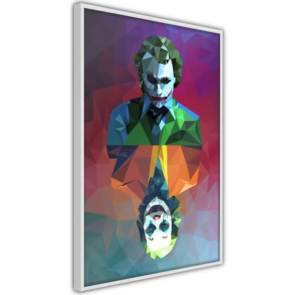 Inramad Poster / Tavla - Two Faces of a Villain