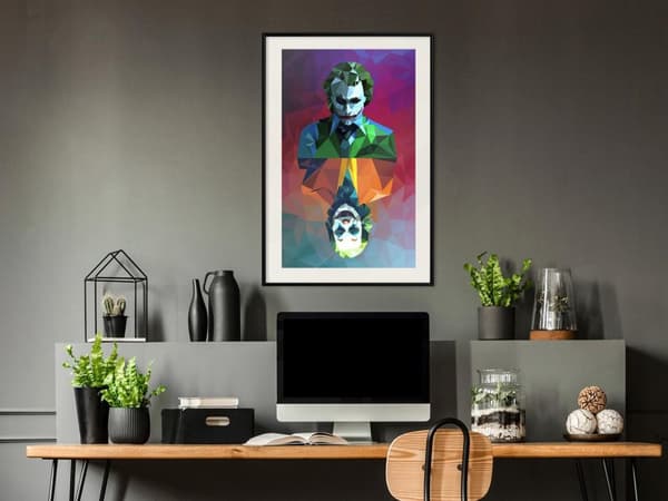 Inramad Poster / Tavla - Two Faces of a Villain