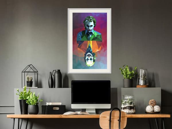 Inramad Poster / Tavla - Two Faces of a Villain