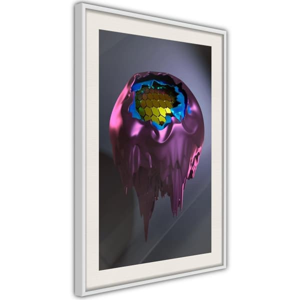 Inramad Poster / Tavla - Throng of Thoughts