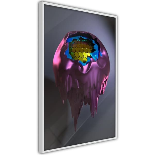 Inramad Poster / Tavla - Throng of Thoughts
