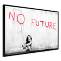 Miniatyrbild 1 av 9: Inramad Poster / Tavla - Banksy: No Future