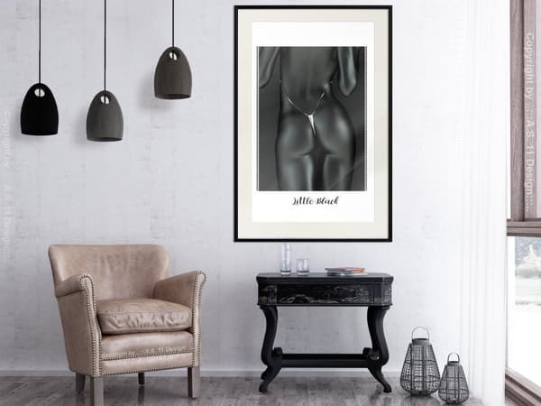 Inramad Poster / Tavla - Beauty of the Female Body