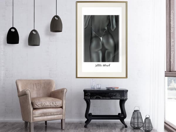 Inramad Poster / Tavla - Beauty of the Female Body