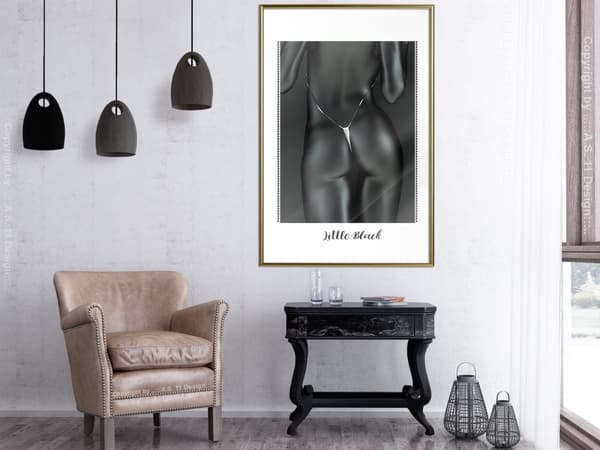 Inramad Poster / Tavla - Beauty of the Female Body