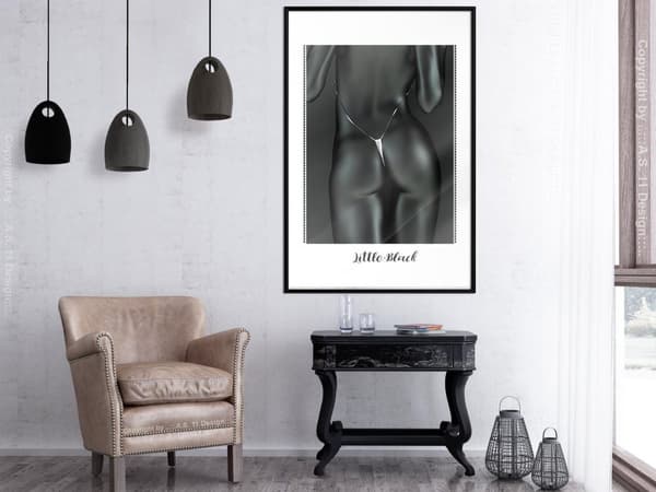 Inramad Poster / Tavla - Beauty of the Female Body