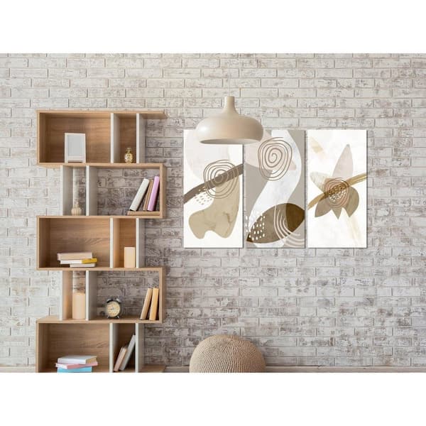 Canvas Tavla - Beige Trio (3 delar)