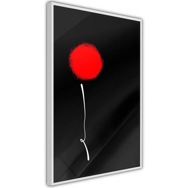 Inramad Poster / Tavla - Dot and Line
