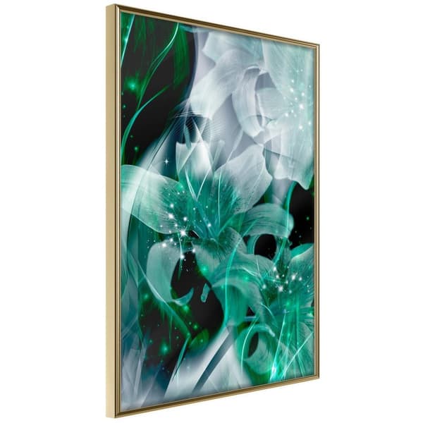 Inramad Poster / Tavla - Poisonous Flowers