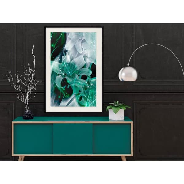 Inramad Poster / Tavla - Poisonous Flowers