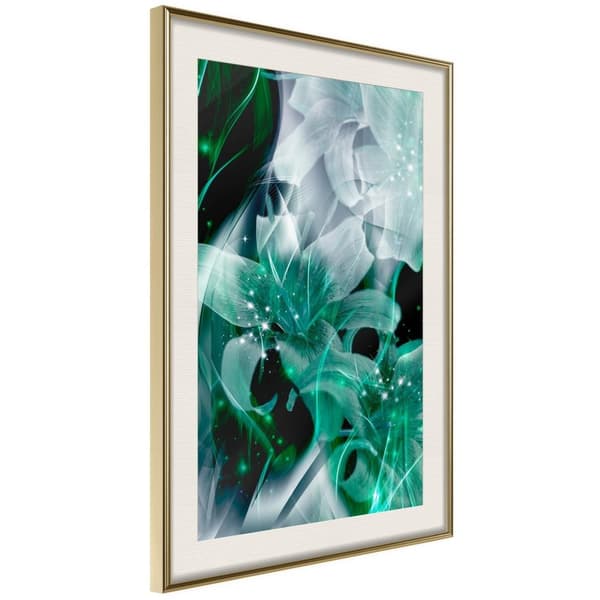 Inramad Poster / Tavla - Poisonous Flowers