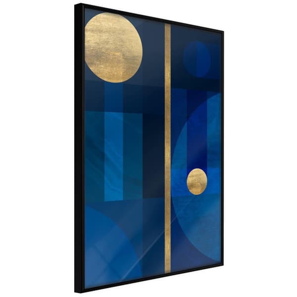 Inramad Poster / Tavla - Two Moons