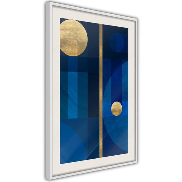 Inramad Poster / Tavla - Two Moons