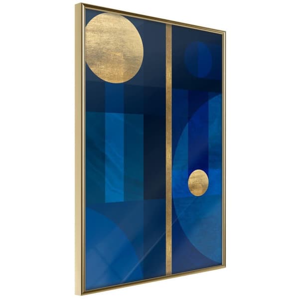 Inramad Poster / Tavla - Two Moons