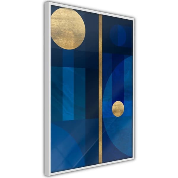 Inramad Poster / Tavla - Two Moons