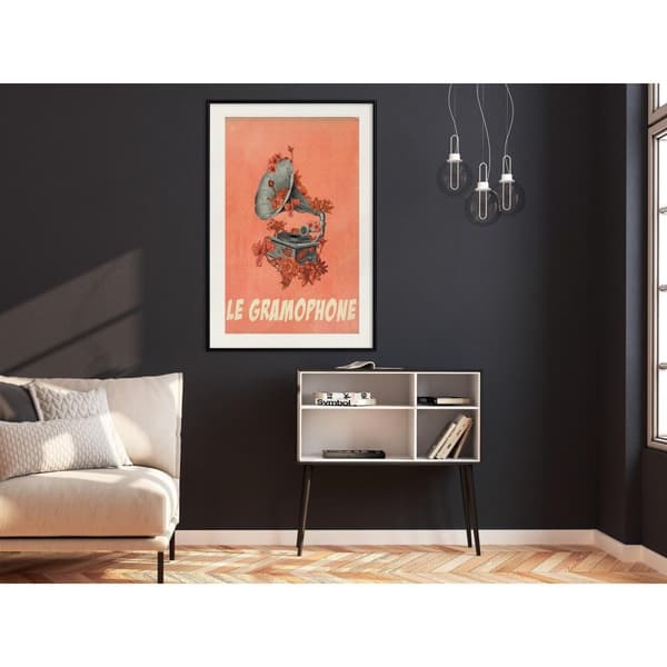 Inramad Poster / Tavla - Retro Music