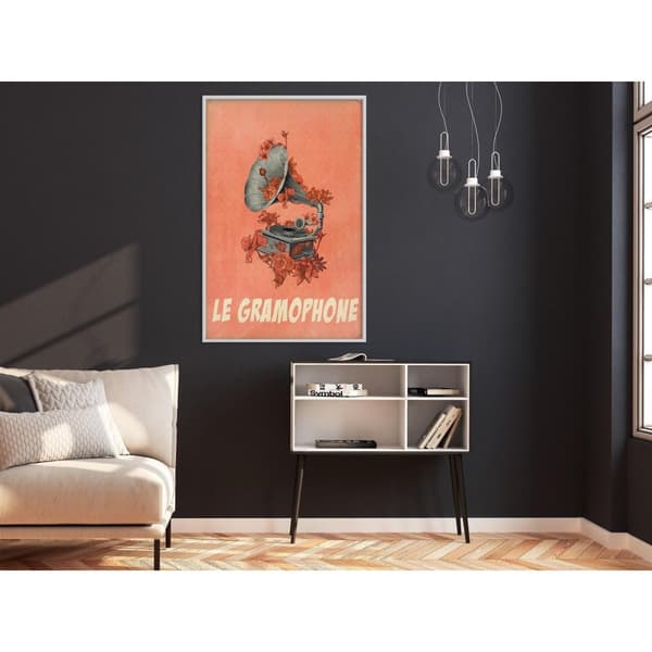 Inramad Poster / Tavla - Retro Music