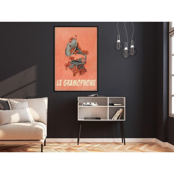 Inramad Poster / Tavla - Retro Music