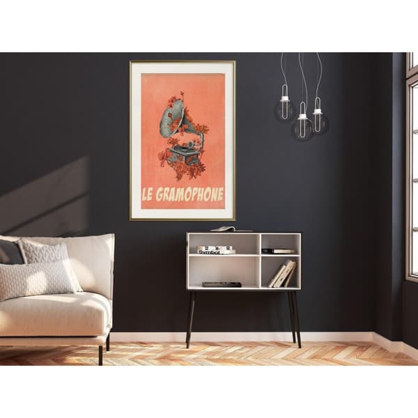 Inramad Poster / Tavla - Retro Music