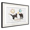 Miniatyrbild 1 av 9: Inramad Poster / Tavla - Cat Fight
