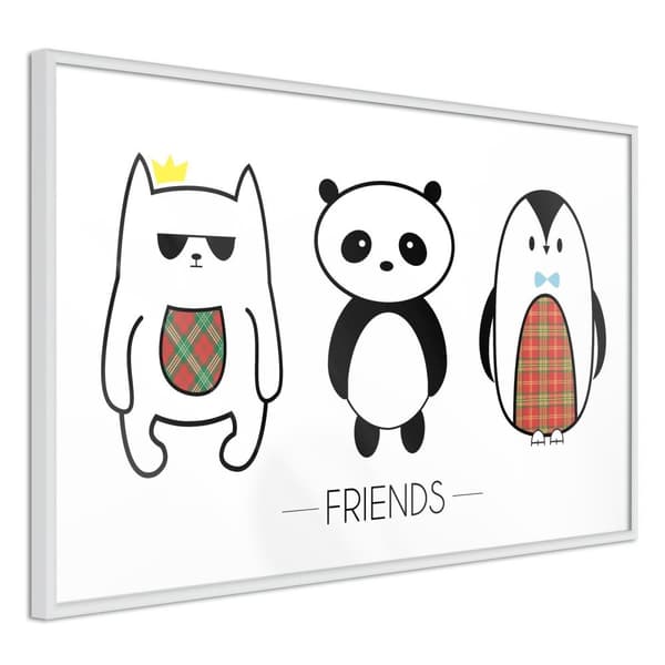 Inramad Poster / Tavla - Buddies