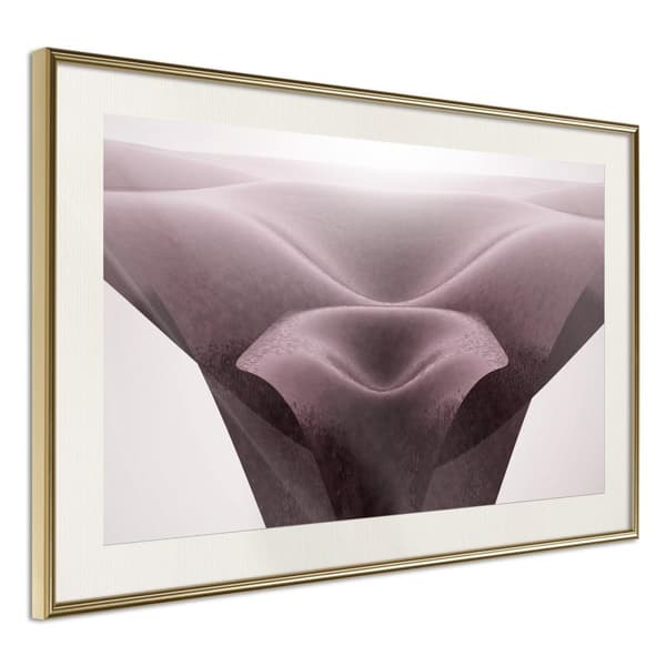 Inramad Poster / Tavla - Surreal Dunes