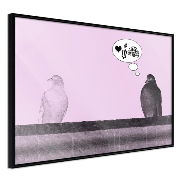 Inramad Poster / Tavla - Rough Love