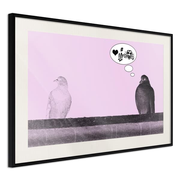 Inramad Poster / Tavla - Rough Love