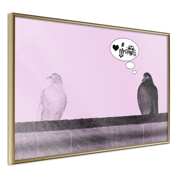 Inramad Poster / Tavla - Rough Love