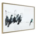 Miniatyrbild 1 av 9: Inramad Poster / Tavla - Banksy: Pigeons
