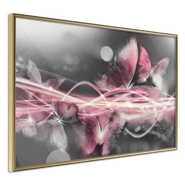 Inramad Poster / Tavla - Moments Like Butterflies
