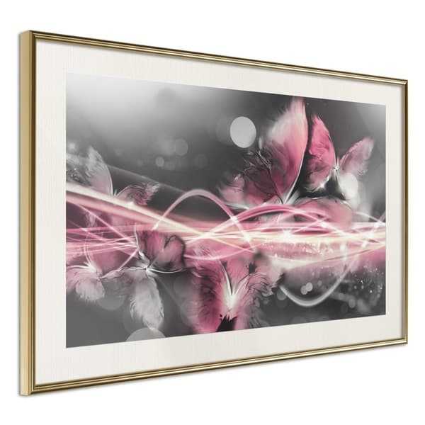 Inramad Poster / Tavla - Moments Like Butterflies