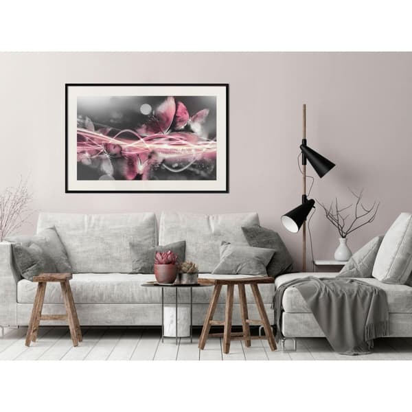 Inramad Poster / Tavla - Moments Like Butterflies