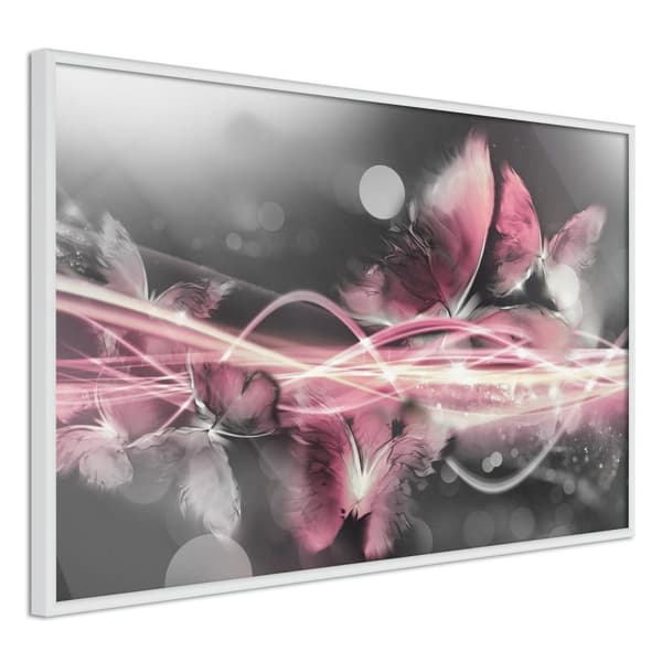 Inramad Poster / Tavla - Moments Like Butterflies